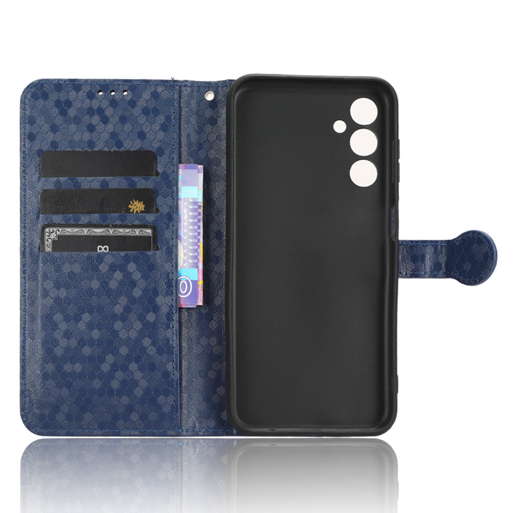 For Samsung Galaxy M54 5G / F54 5G Leather Phone Case Imprinted Dot Pattern Smartphone Cover with Stand Wallet For Samsung Galaxy M54 5G / F54 5G Leather Phone Case Imprinted Dot Pattern Smartphone Cover with Stand Wallet